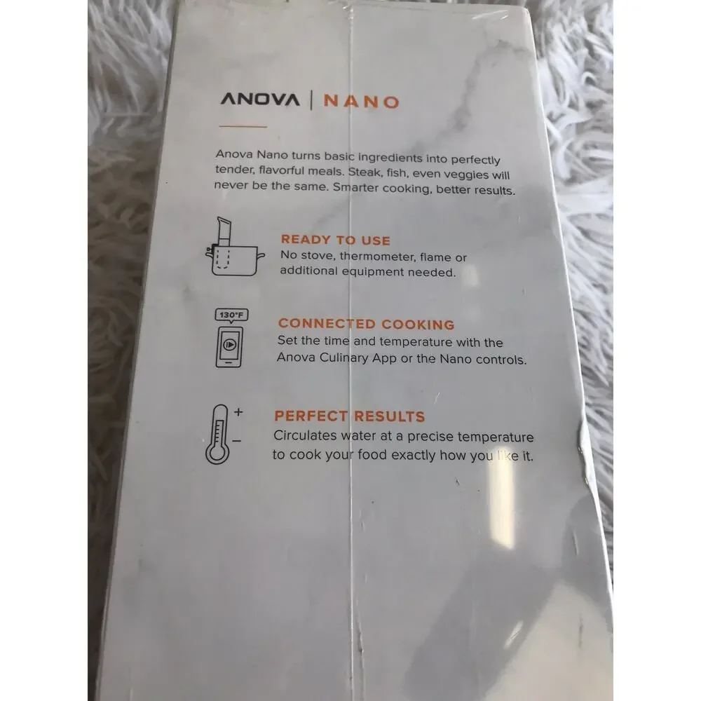 NEW in Sealed Box, ANOVA Nano Precision Cooker - 750 Watt, Bluetooth Enabled!